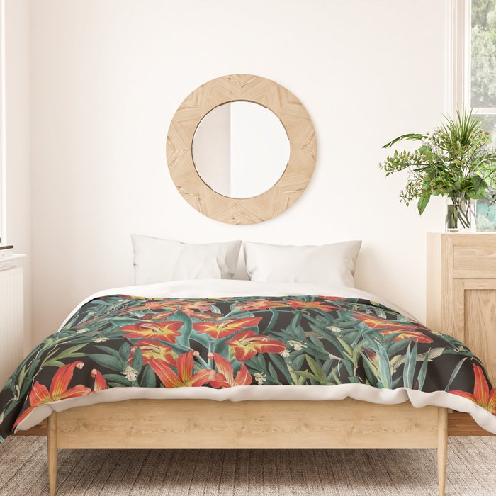 Botanical Night Garden Duvet Cover Gallery Image 3