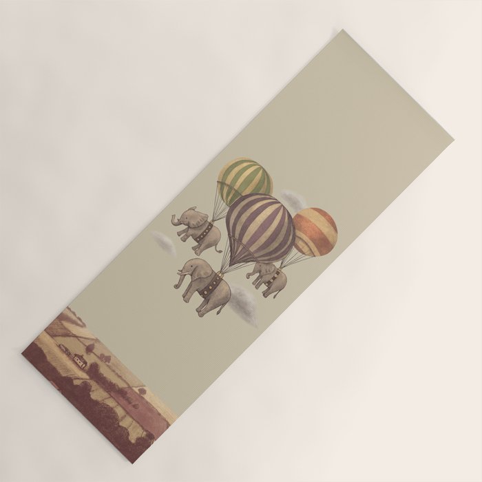 Flight of The Elephants Yoga Mat Gallery Image 1