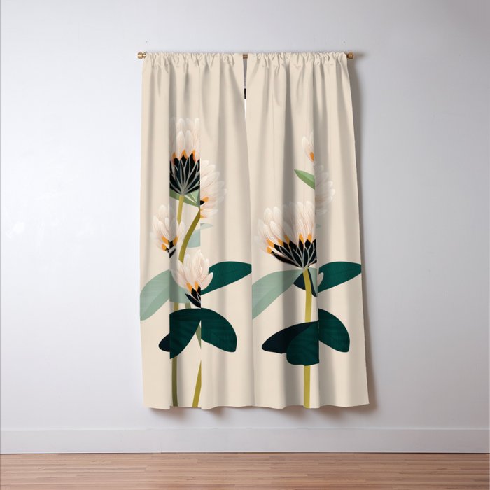 Soft Botanica Window Curtain Gallery Image 3