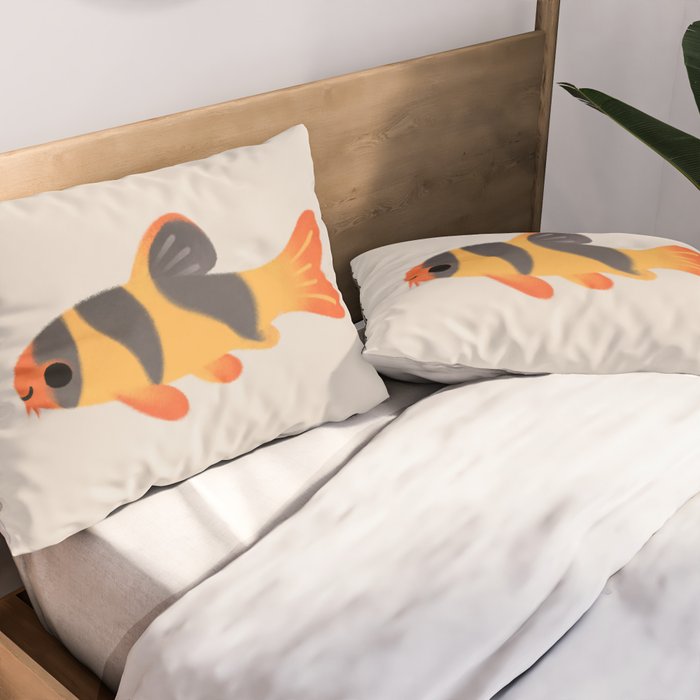 Clown loach Pillow Sham Gallery Image 2