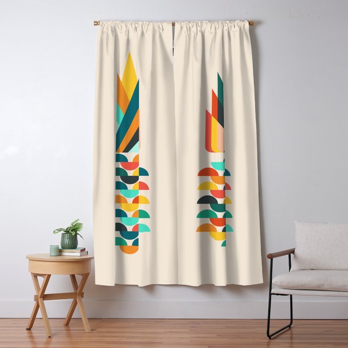 Groovy Pineapple Window Curtain Gallery Image 5