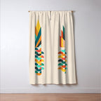 Groovy Pineapple Window Curtain Gallery Image 3