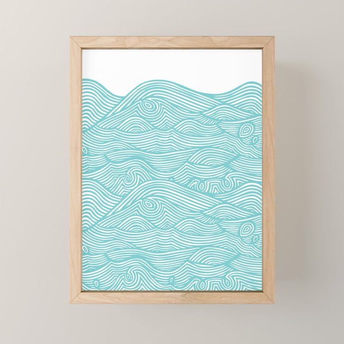 Waves Mini Art Print Gallery Image 1