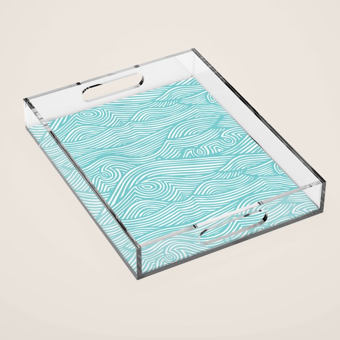 Waves Acrylic Tray Gallery Image 1