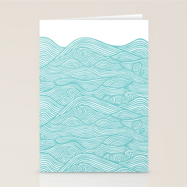 Waves Stationery Card Gallery Image 2
