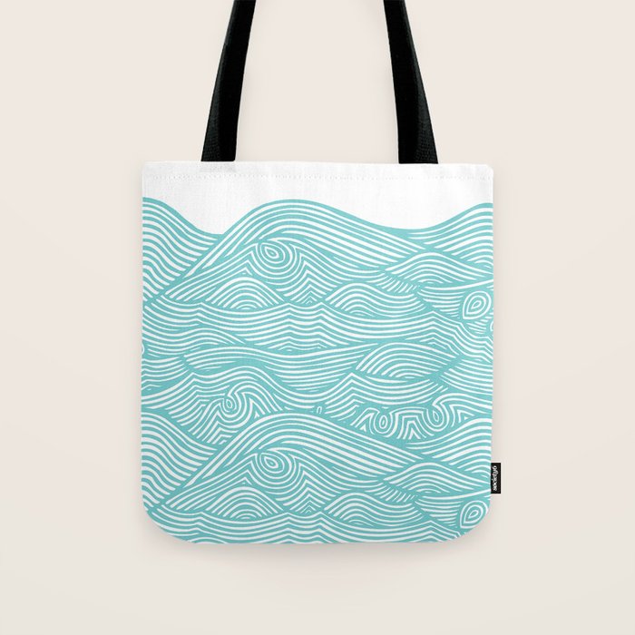 Waves Tote Bag Gallery Image 1