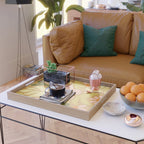 Abstract Florals Serving Tray Gallery Image 2