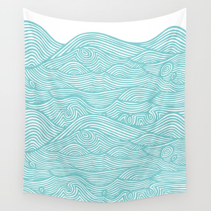 Waves Wall Tapestry Gallery Image 4
