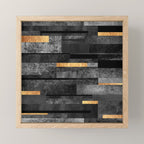 Urban Black & Gold Mini Art Print Gallery Image 1