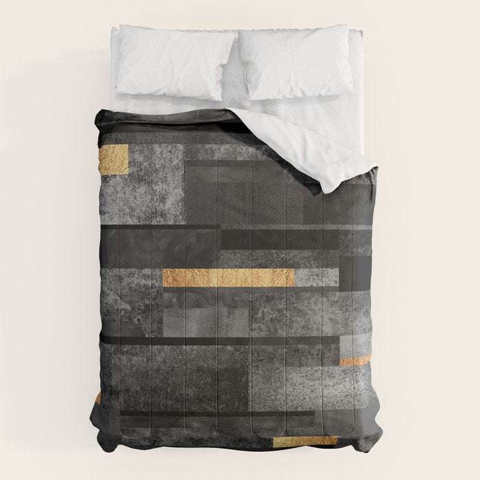 Urban Black & Gold Comforter Gallery Image 1
