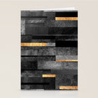 Urban Black & Gold Stationery Card Gallery Image 2