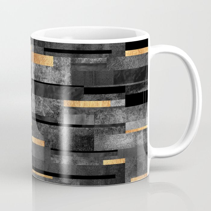 Urban Black & Gold Coffee Mug Gallery Image 1