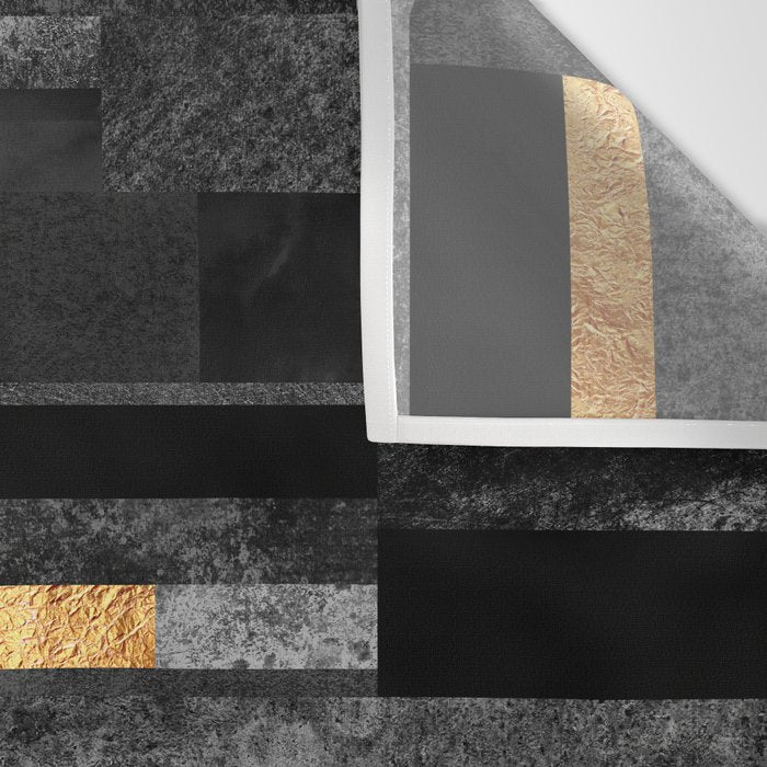 Urban Black & Gold Wall Tapestry Gallery Image 3