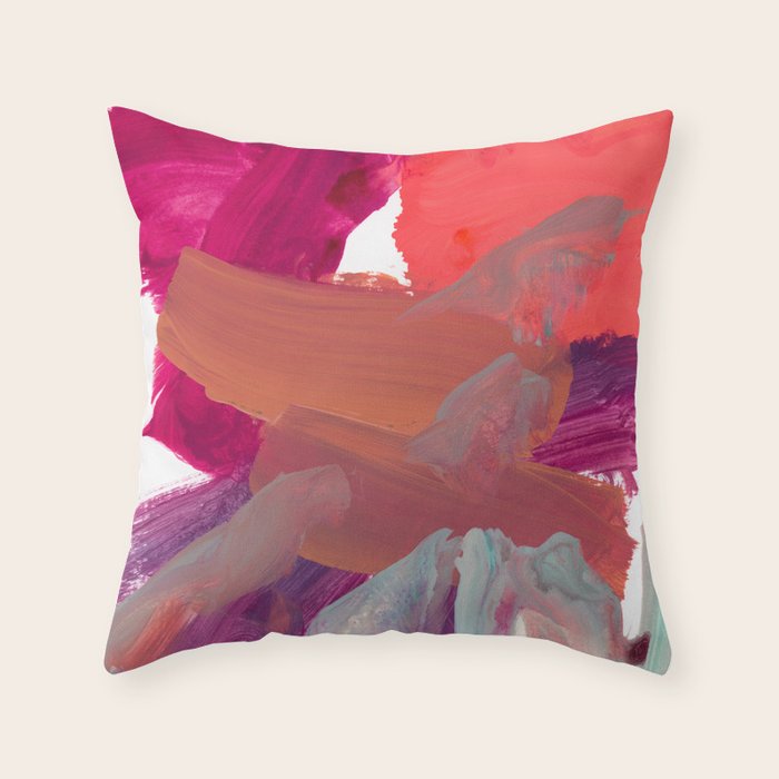 alla prima 2 Throw Pillow Gallery Image 1