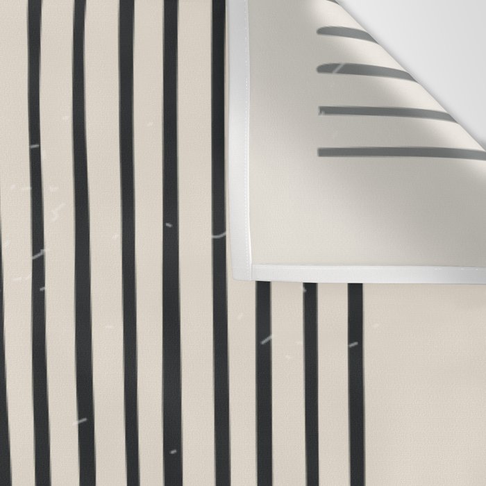 Mid Century Modern Minimalist Rothko Inspired Color Field With Lines Geometric Style Wall Tapestry Gallery Image 3