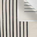Mid Century Modern Minimalist Rothko Inspired Color Field With Lines Geometric Style Wall Tapestry Gallery Image 3