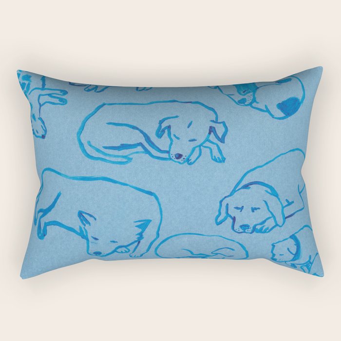 dogs Rectangular Pillow Gallery Image 2