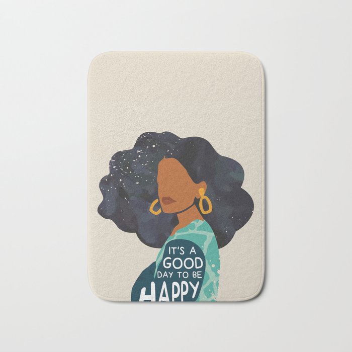 Be Happy Bath Mat Gallery Image 1