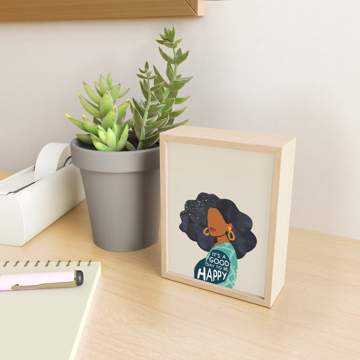 Be Happy Mini Art Print Gallery Image 2