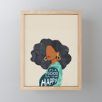 Be Happy Mini Art Print Gallery Image 1
