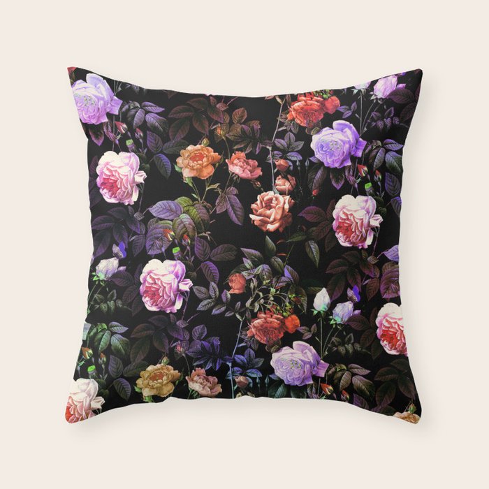 Night Forest III Throw Pillow Gallery Image 1