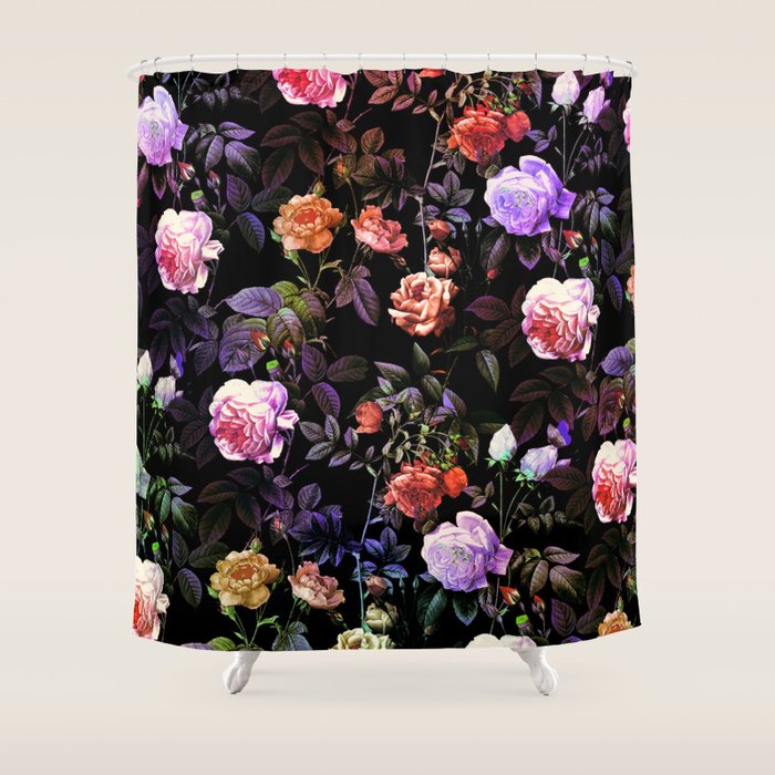 Night Forest III Shower Curtain Gallery Image 1