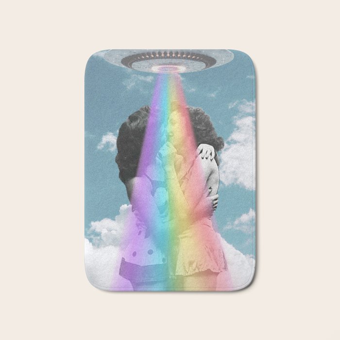 Love is love is love // Pride & UFOs Bath Mat Gallery Image 1