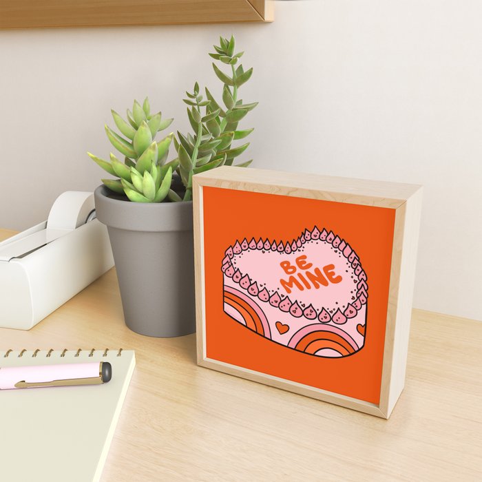 Be Mine Cake Mini Art Print Gallery Image 2