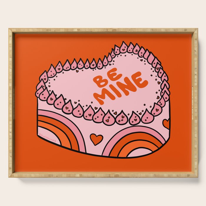 Be Mine Cake Serving Tray Gallery Image 1