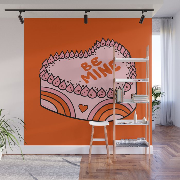 Be Mine Cake Wall Mural Gallery Image 1