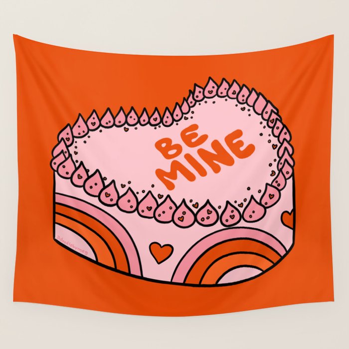 Be Mine Cake Wall Tapestry Gallery Image 4