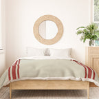 Vintage French Country Grainsack Berry Linen Duvet Cover Gallery Image 3