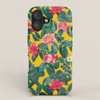 Summer Botanical Pattern iPhone Case Gallery Image 1