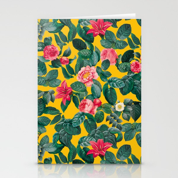 Summer Botanical Pattern Stationery Card Gallery Image 2