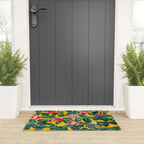 Summer Botanical Pattern Welcome Mat Gallery Image 3