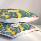 Summer Botanical Pattern Pillow Sham Gallery Image 3