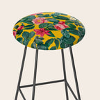 Summer Botanical Pattern Stool Gallery Image 2