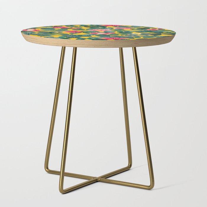 Summer Botanical Pattern Side Table Gallery Image 1