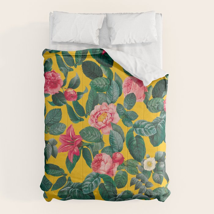 Summer Botanical Pattern Comforter Gallery Image 1