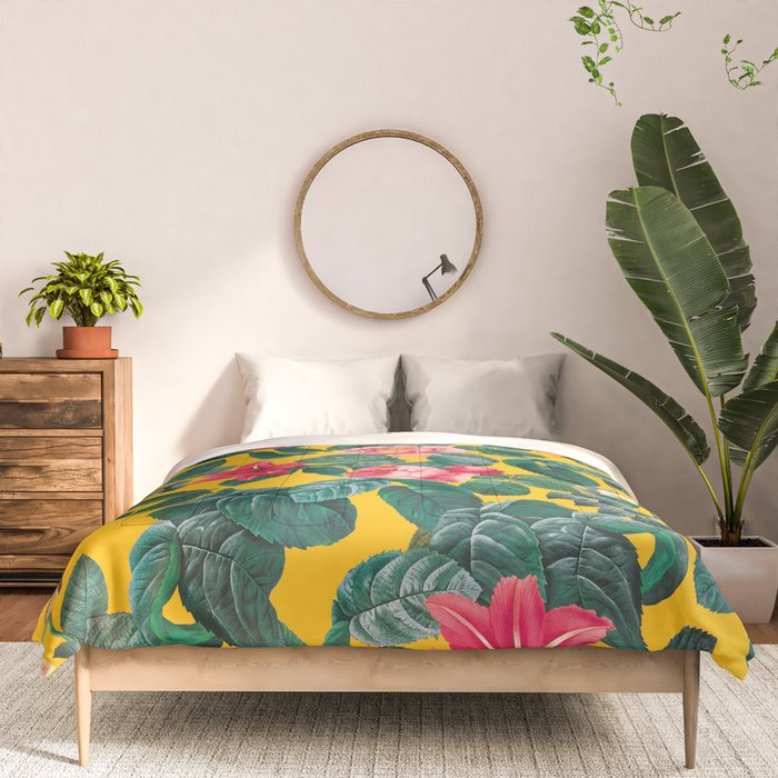 Summer Botanical Pattern Comforter Gallery Image 3