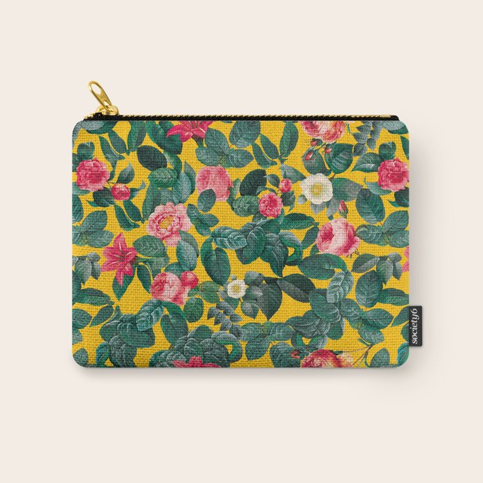 Summer Botanical Pattern Carry All Pouch Gallery Image 1