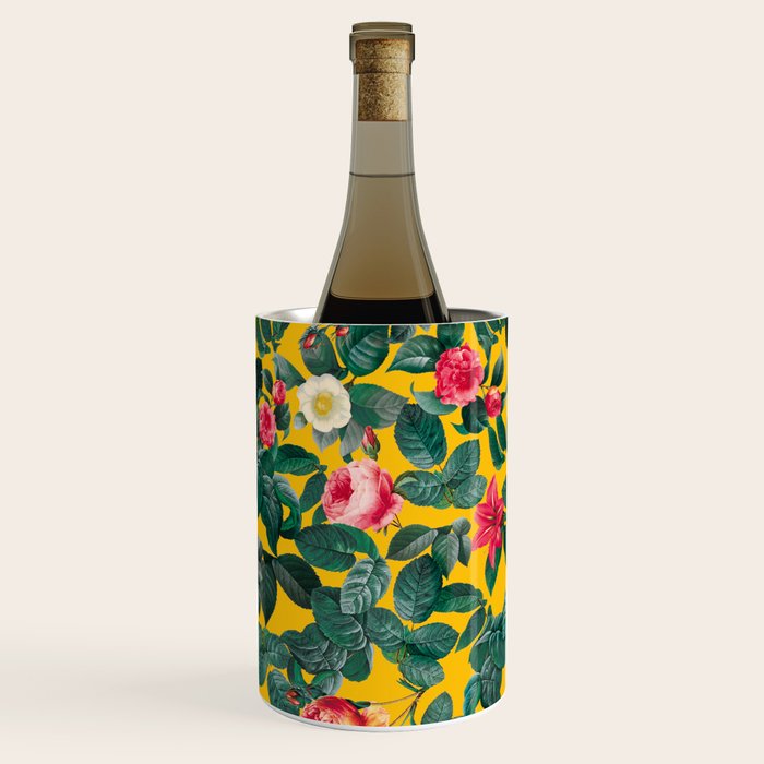 Summer Botanical Pattern Wine Chiller Gallery Image 3
