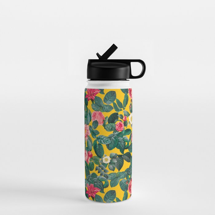 Summer Botanical Pattern Water Bottle Gallery Image 1