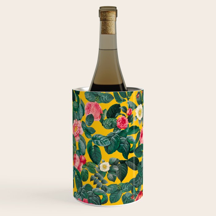 Summer Botanical Pattern Wine Chiller Gallery Image 1