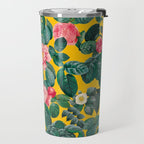 Summer Botanical Pattern Travel Mug Gallery Image 2