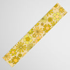 flower power // retro flower pattern by surfy birdy Table Runner Gallery Image 3