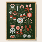 Winter Wrap: Green Serving Tray Gallery Image 1