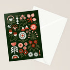 Winter Wrap: Green Stationery Card Gallery Image 2