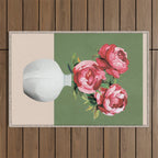 Vase of Flowers 1 Outdoor Rug Gallery Image 1