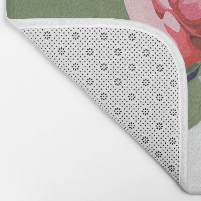 Vase of Flowers 1 Bath Mat Gallery Image 2